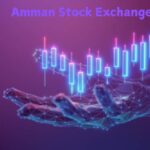 Overview of the Amman Stock Exchange building and financial data.