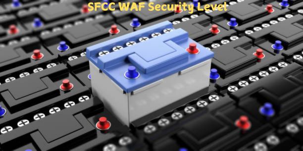 Illustration of SFCC WAF protecting e-commerce platforms.