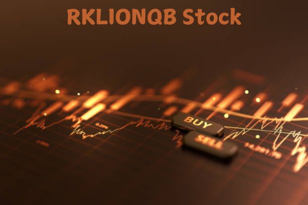 Stock market graph showing trends in RKLIONQB stock forecast Zack.