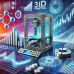 3D printing stocks market trends and analysis chart.